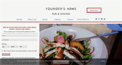 Desktop Screenshot of foundersarms.co.uk